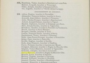 Décision du Conseil Général de la Meuse en 1882 concernant les abattoirs : conseils d'hygiène applicable au couple HARROY-MAHALIN bouchers à Vaucouleurs