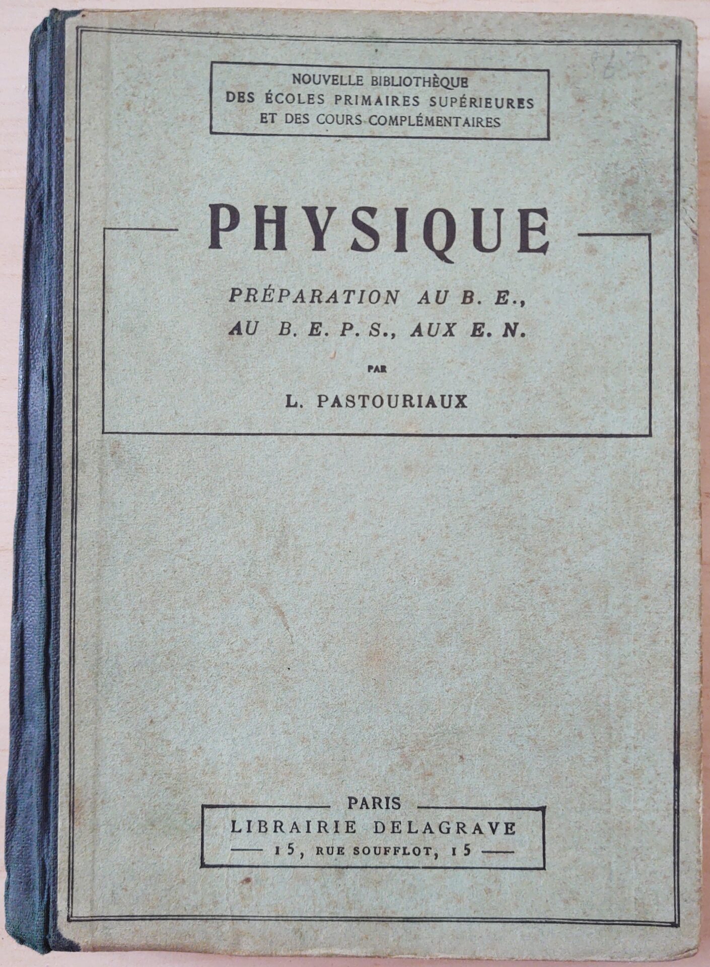Physique - Cours BE