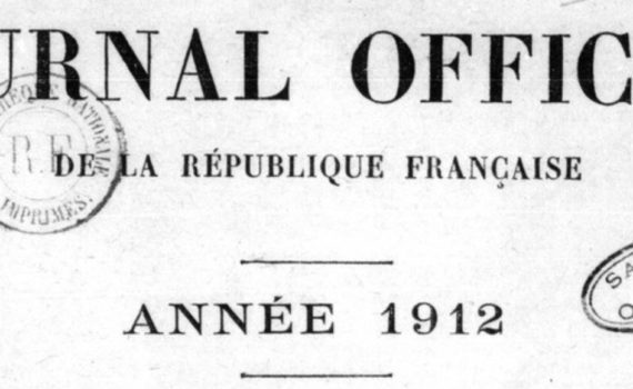 Journal Officiel 1912