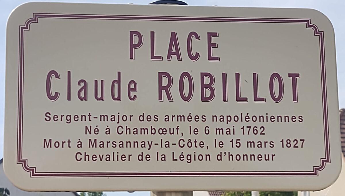 Place Claude ROBILLOT - Chamboeuf (21)